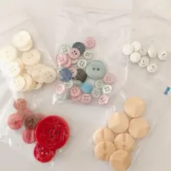 ボタン　まとめ売り　カラフル系　POP ボタン色々