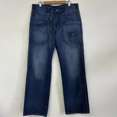 アンティークデニム 美品 30 ダメージ ブーツカット - メルカリ