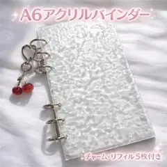 アクリルバインダー　リフィル　A6 saving 貯金 韓国　文具
