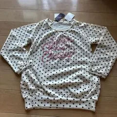 新品ライトオンMPSドット柄長袖Tシャツトレーナーチュニックトップス110