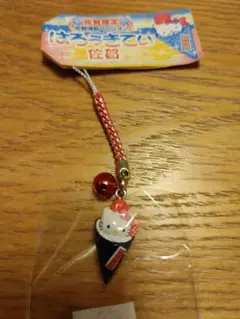 ご当地キティ　ストラップ　佐賀限定　佐賀海苔バージョン