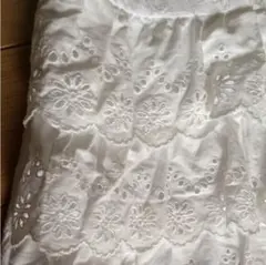 再値下げ！   白レース  ワンピース  140