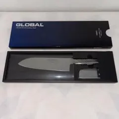 GLOBAL 三徳包丁　シャープナーセットのサムネイル