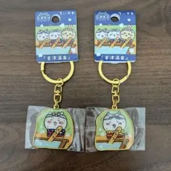 【群馬限定】ちいかわ ハチワレ ご当地 草津温泉 ダイカットキーホルダー セットのサムネイル