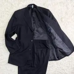 ✨極美品✨UNIQLO+J ビジネススーツ ブラック セットアップ 2ボタン 黒 ✨極美品✨UNIQLO+J ビジネススーツ ブラック セットアップ 2ボタン 黒