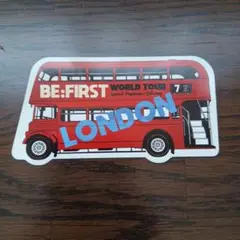 BE:FIRST WORLD TOUR ロンドンバス ステッカー