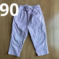 MARKEY'S マーキーズ 薄紫色 ウエストリボン パンツ　90