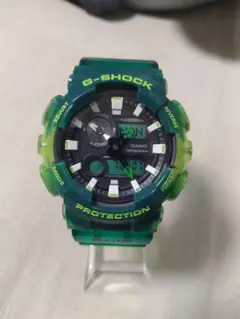 【極美品】CASIO カシオ G-SHOCK GAX-100MSA グリーン Amazon.co.jp: [カシオ] 腕時計 ジーショック G-LIDE GAX-100MSA