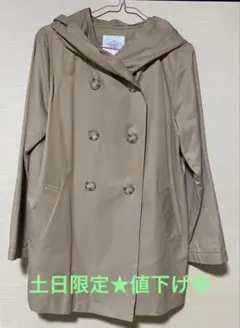サンカンシオン フードつきスプリングコートのサムネイル