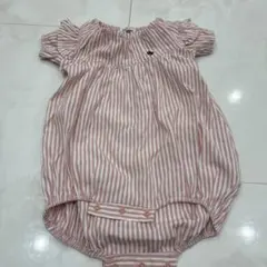 POLO Baby ストライプロンパース 70