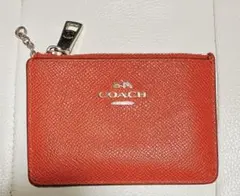 COACH コーチ パスケース 定期入れ オレンジ