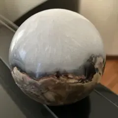 火山瑪瑙　ボルケーノアゲート　スフィア　天然石置物　D153