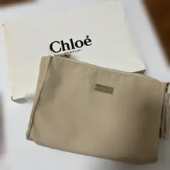 Chloé PARFUM ポーチ ベージュ タッセル付きのサムネイル