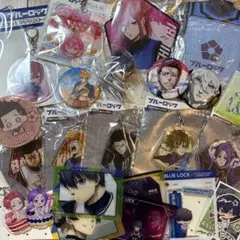 ブルーロック アクリルキーホルダー 缶バッジ まとめ売り 凪誠士郎 御影玲王