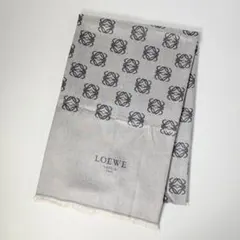 □ 47978☆LOEWE ロエベ マフラー アナグラム柄 カシミヤ90% - メルカリ