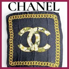 CHANEL カレ 90 スカーフ チェーン メダル ココマーク シルク CHANEL カレ 90 スカーフ チェーン メダル ココマーク シルク - メルカリ