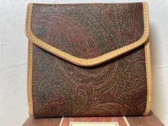 【新品未使用】ETRO ペイズリー柄 二つ折り財布　イタリア製のサムネイル
