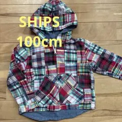 100cm シップス　SHIPS リバーシブル ジャンバー　長袖ジャンパー