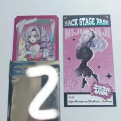 にじさんじ 壱百満天原サロメ チケット風 カード まねきねこ