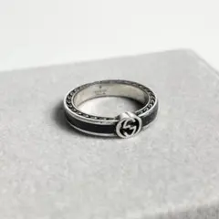 2409-186｜※専用｜グッチ リング 12号 シルバー インターロッキングG