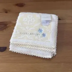 ⭐️新品未使用品⭐️LAURA ASHLEY ハンカチ タオル イエロー 花柄