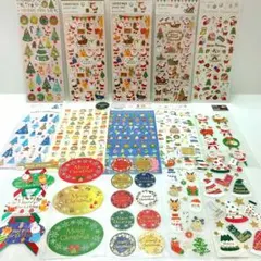 クリスマスシールステッカー　15点まとめ売り