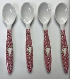 ハローキティ スプーン 4本セット ピンク サンリオ 子ども用 キッズ食器