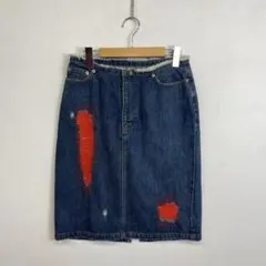 Betty smith デニムスカート ダメージ 切りっぱなし vintageのサムネイル