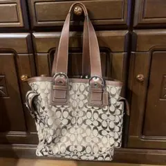 COACH トートバッグ ベージュ/ブラウン 保存袋付き