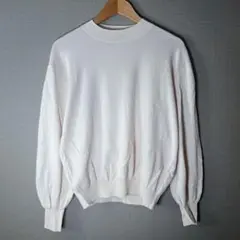 【illi edited by KBF】ボリュームスリーブニット オフ白