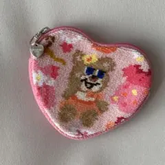 LOVERARY BY FEILER ハート型ポーチ テディベア
