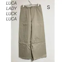 0473 LUCA LADY LUCK LUCA レディラックルカ ワイドパンツ