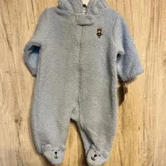 Carter's フード付きロンパース 6ヶ月 水色