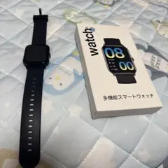 多機能スマートウォッチ ブラック