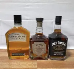 ジェントルマンジャック&ジャックダニエル シングルバレル&ジャックダニエル10年のサムネイル