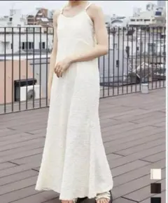 wcloset マーメイドキャミワンピース オフホワイト