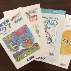 9ヶ月分とオマケ:ビグマシリーズ 学習教材セット CD付きSAPIX セット 9ヶ月分とオマケ:ビグマシリーズ 学習教材セット CD付きSAPIX