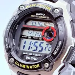 稼動 CASIO WAVE CEPTOR メンズ 腕時計 デジタル 20BARのサムネイル