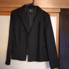 Krone ノーカラージャケット ブラック 17BR