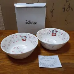 【ディズニー】ミッキー&ミニー　サラダボウル　小どんぶり　かき氷　　陶器