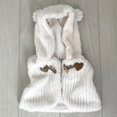 キッズ クマ耳もこもこファーベスト