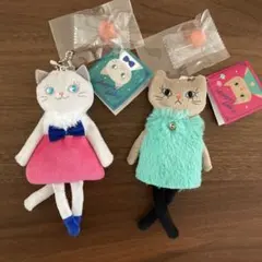 くたくたグレーネコちゃん モコネコモカちゃん カルディ 2個セット