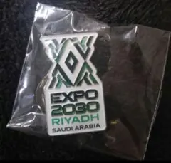 大阪関西万博 EXPO2025 サウジアラビア マグネットピンバッチ リアド