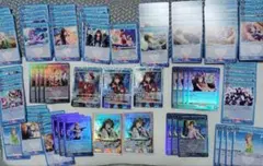 UNION ARENA1弾 学マスデッキパーツ べグラツィア青生徒会 スリーブ付