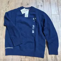 タグ付新品　UNIQLO×アニヤハインドマーチ　プレミアムラムセーター　160