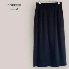 コルディアCORDIER✨美品✨ロングタイトスカート　フォーマル　ネイビー