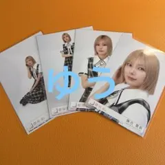 ツアーAbsolute 山田杏華 サイン入り写真コンプセット 藤吉夏鈴 生写真 Lonesome rabbit KAZOKU 封入 4種コンプ - メルカリ