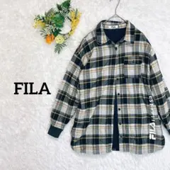 FILA デニムジャケット オーバーサイズ CECILEMCBEE Gジャン - メルカリ