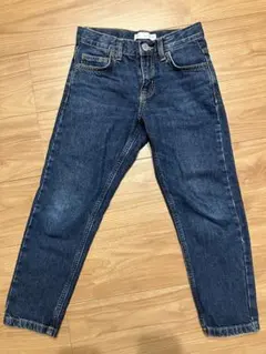 ZARA ダークブルー ストレートパンツ