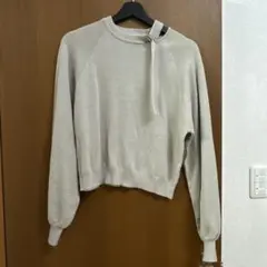 &gaime ライトグレー ニット 長袖